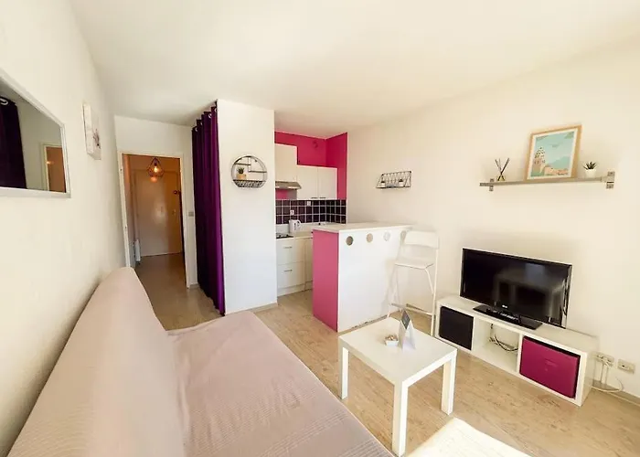 公寓 Coquet Dans Avec Piscine Sanary